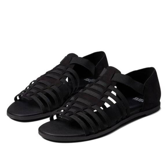 Eileen Fisher Rato Womens Casual Elastic Gladiator Sandals in Black Size 6.5 - Picture 1 of 9